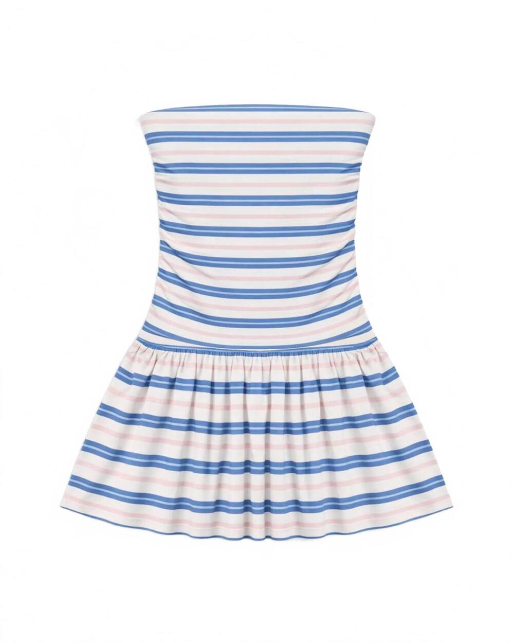 NEW KATIE J NYC junior girls milo striped dress in multi